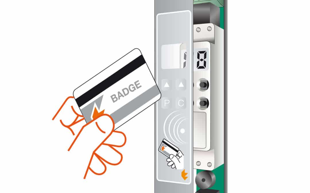 SLIM-PASSGUARD badge reader