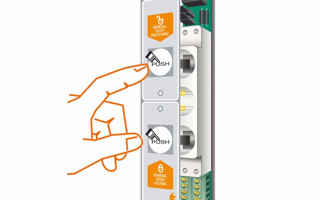 SLIM-DUALPUSH push-button panel