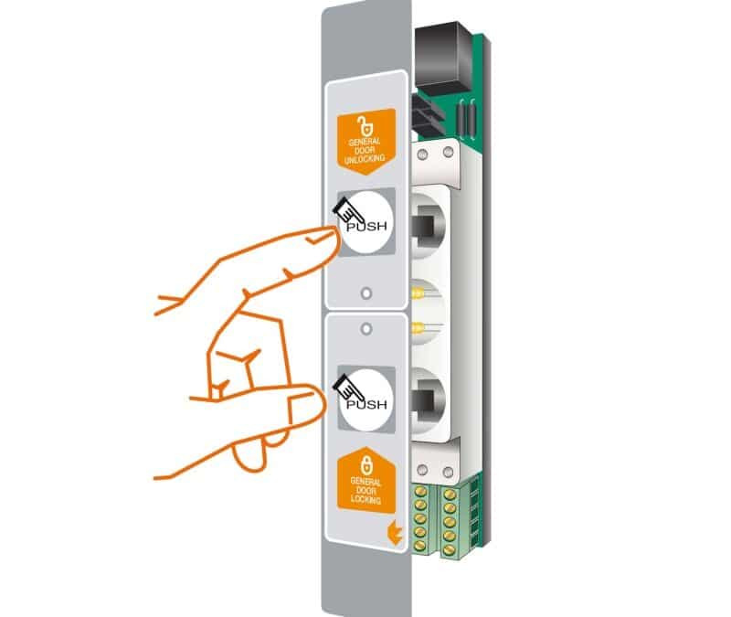 SLIM-DUALPUSH push-button panel