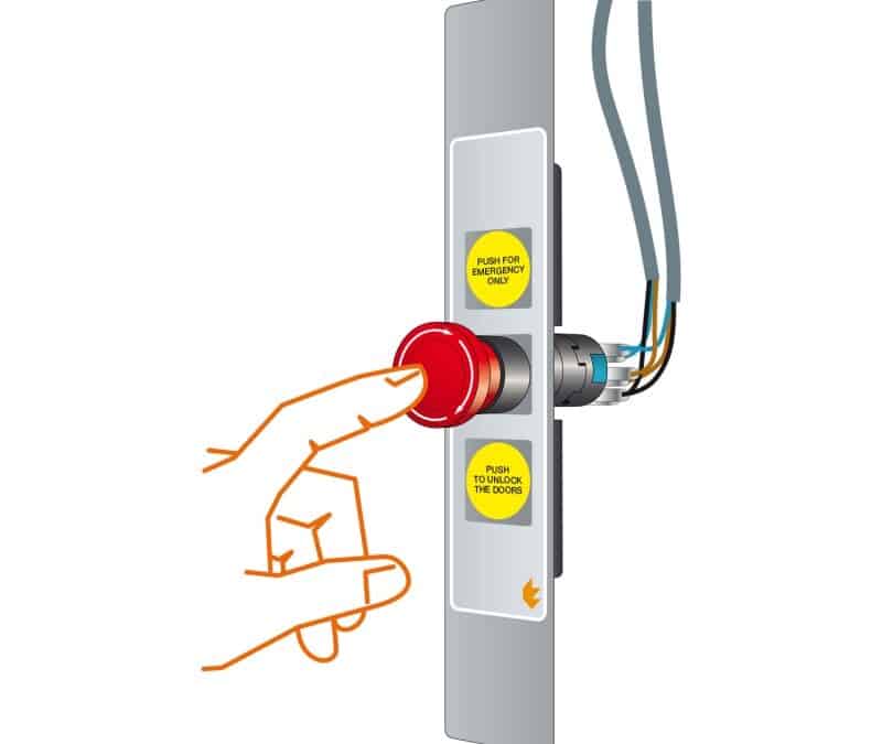 SLIM-HELPYPUSH push-button panel